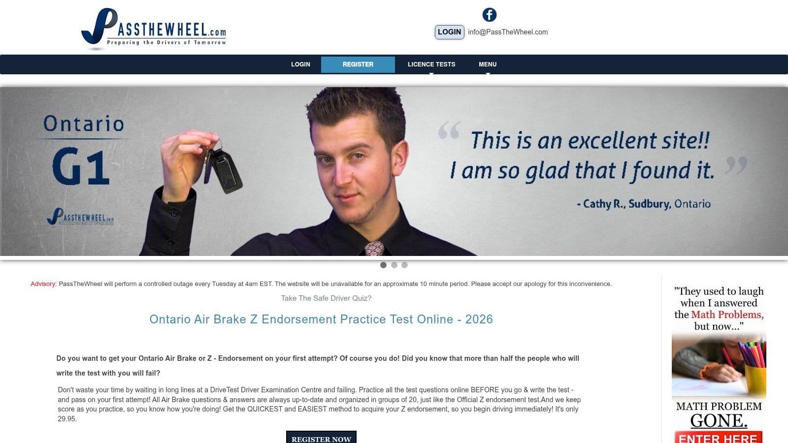PassTheWheel, Ontario Air Brake Z endorsement practice