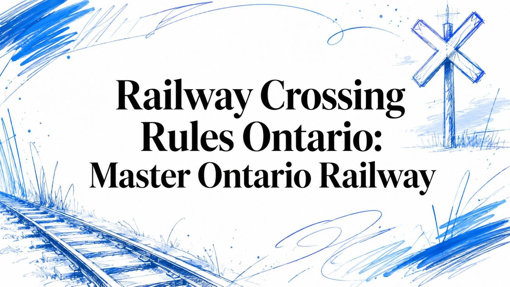 Railway Crossing Rules Ontario: Master Ontario Railway