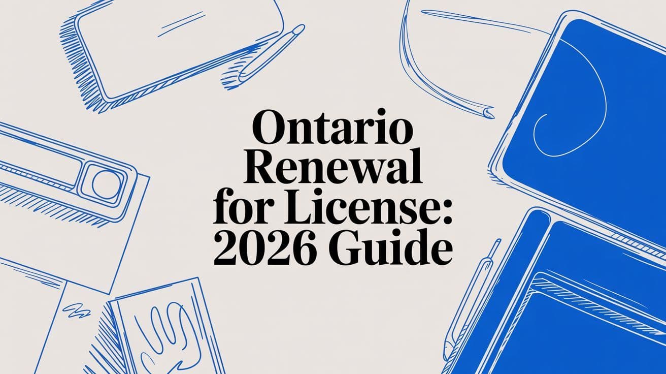 Ontario Renewal for License: 2026 Guide