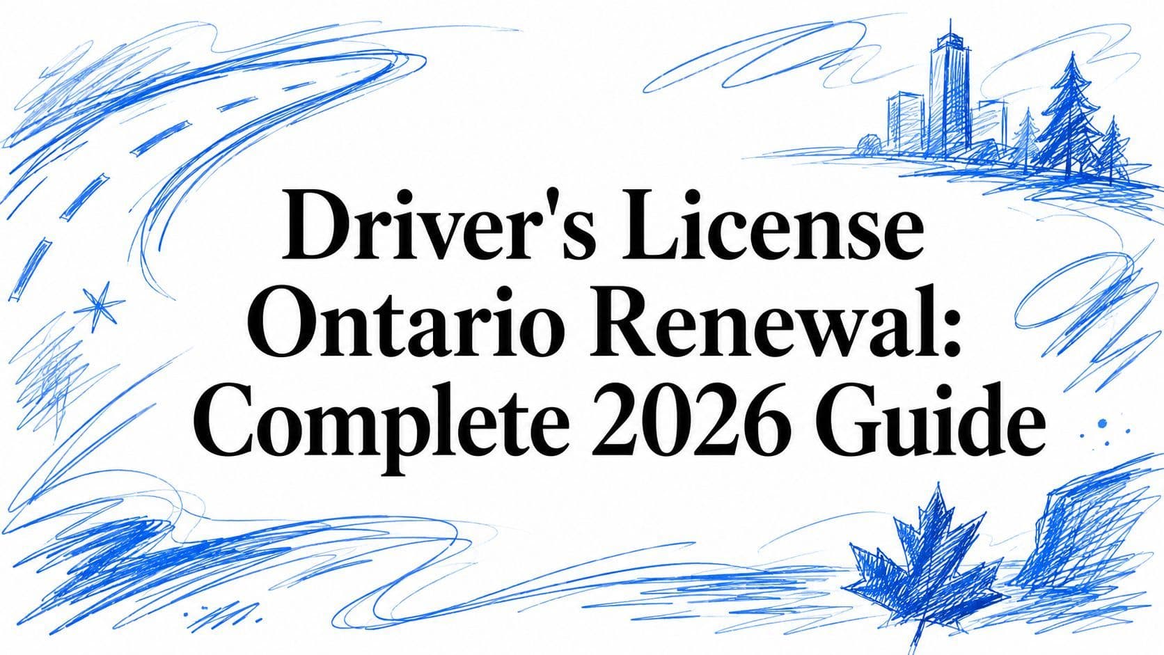 Driver's License Ontario Renewal: Complete 2026 Guide