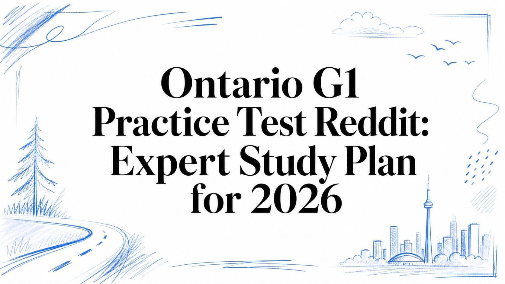 Ontario G1 Practice Test Reddit: Expert Study Plan for 2026