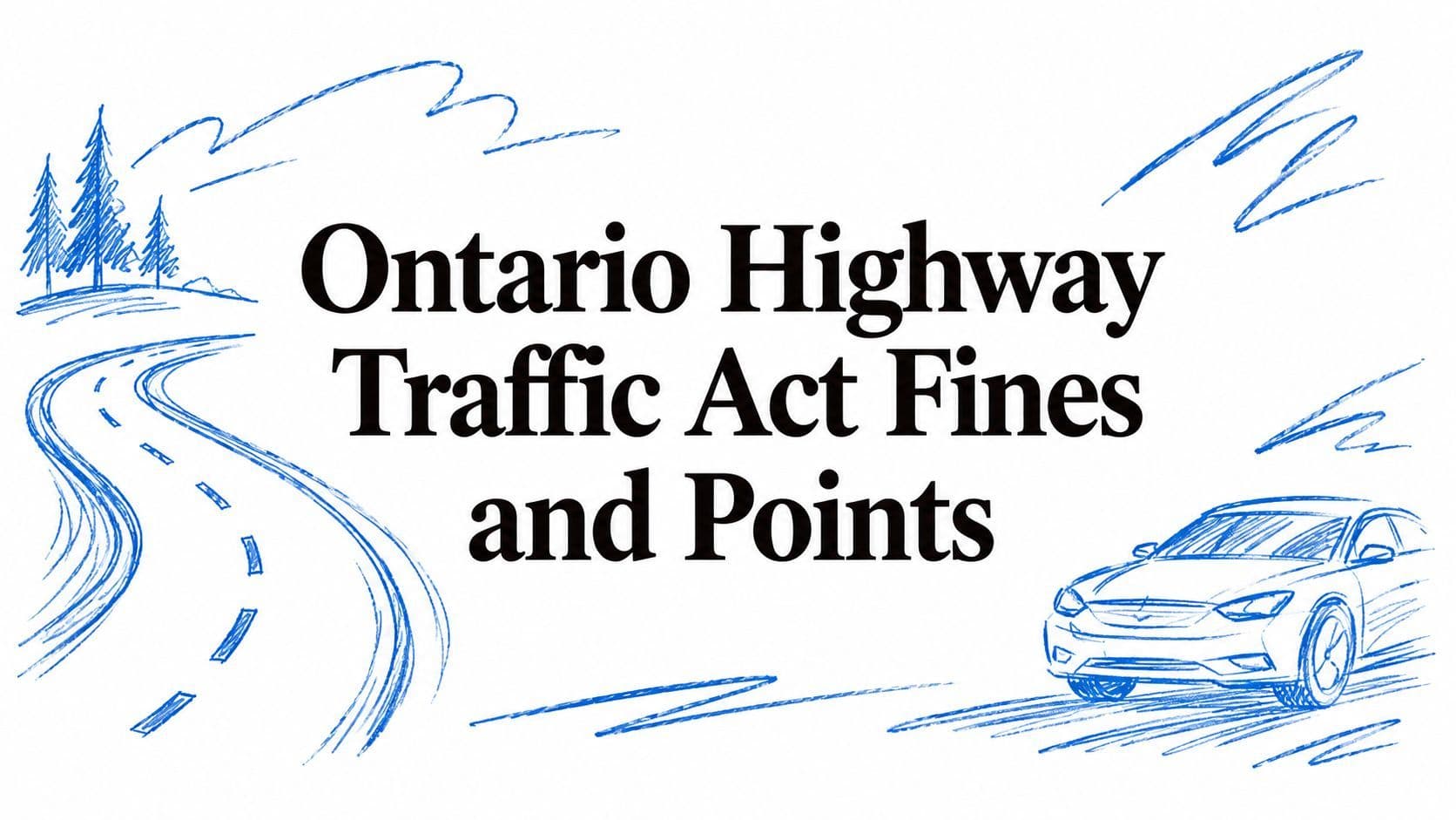 Ontario Highway Traffic Act Fines and Points