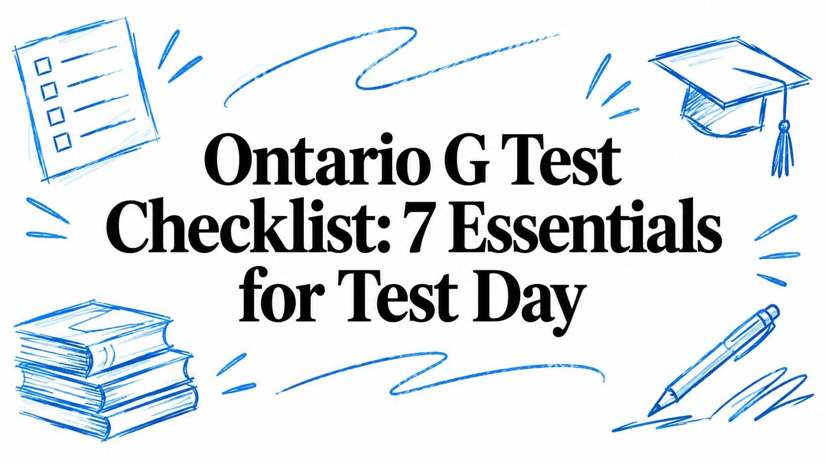 Ontario G Test Checklist: 7 Essentials for Test Day