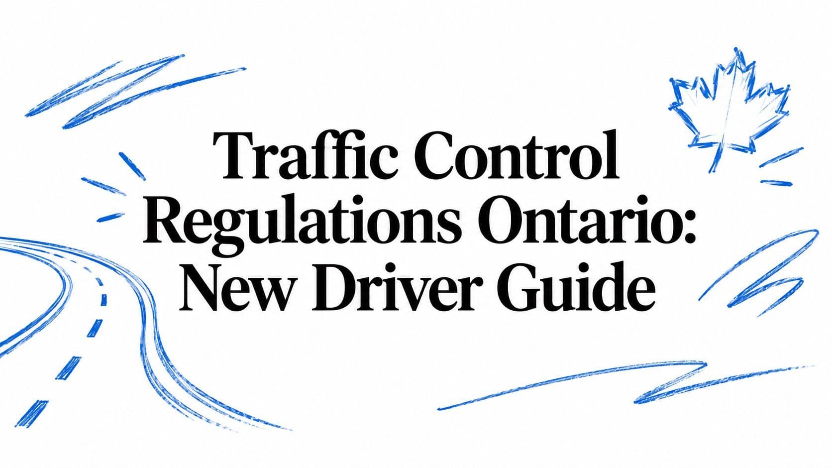 Traffic Control Regulations Ontario: New Driver Guide