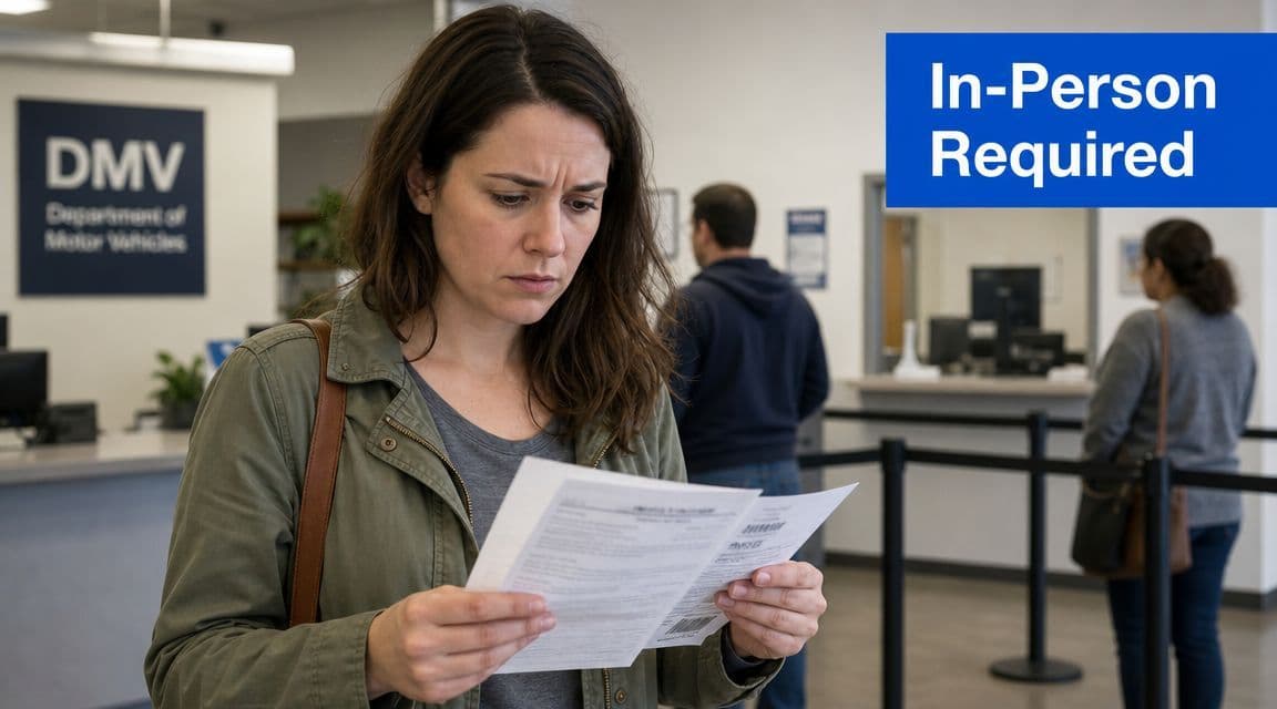 Who Cannot Renew Their Driving Licence Online