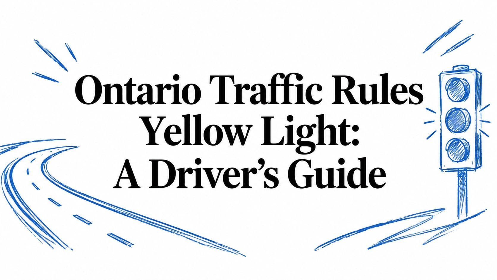 Ontario Traffic Rules Yellow Light: A Driver's Guide