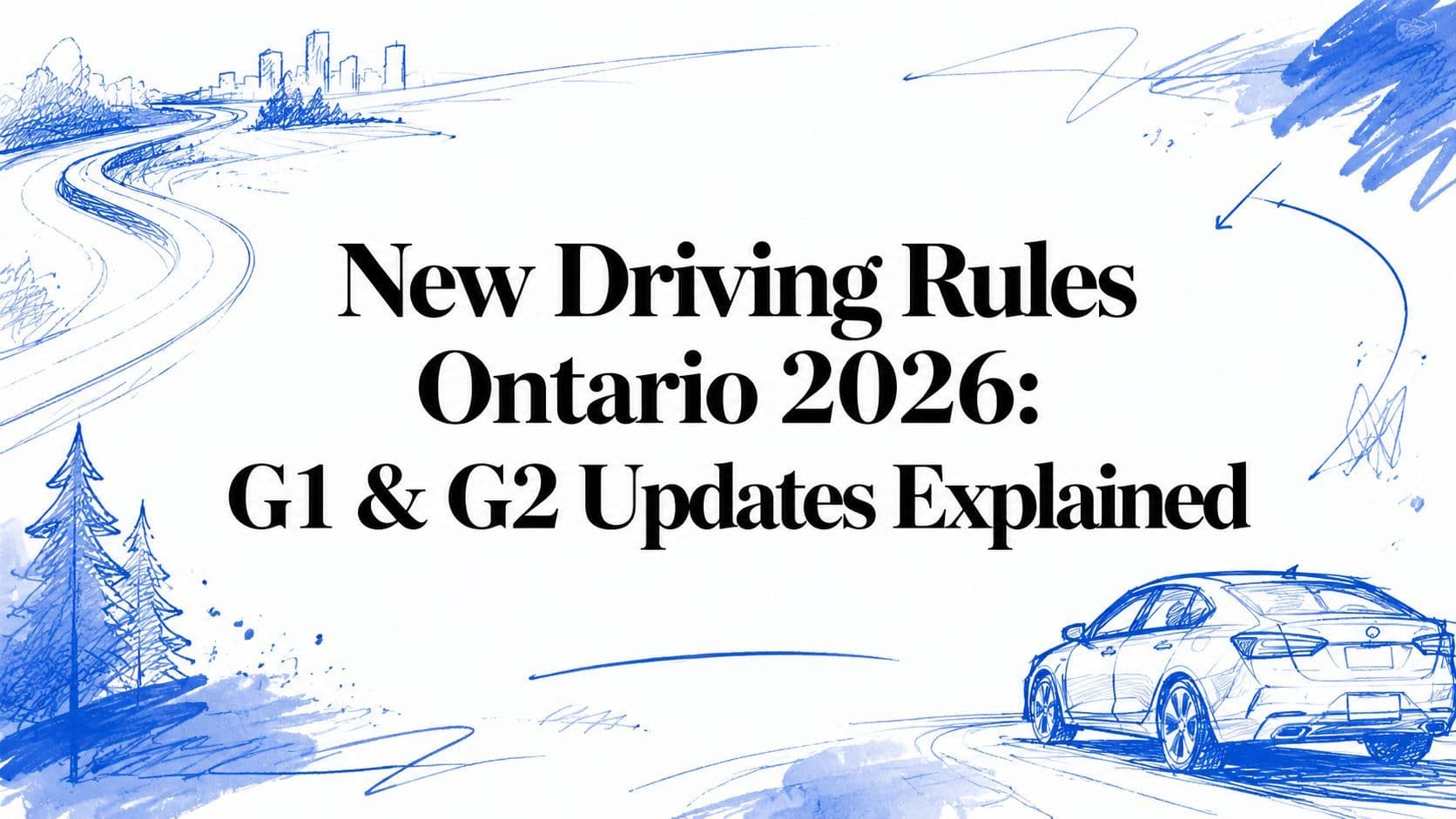 New Driving Rules Ontario 2026: G1 & G2 Updates Explained