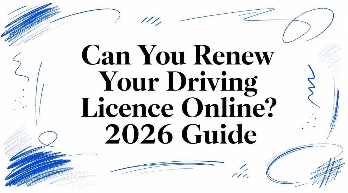 Can You Renew Your Driving Licence Online? 2026 Guide