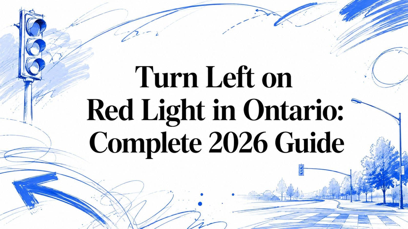Turn Left on Red Light in Ontario: Complete 2026 Guide