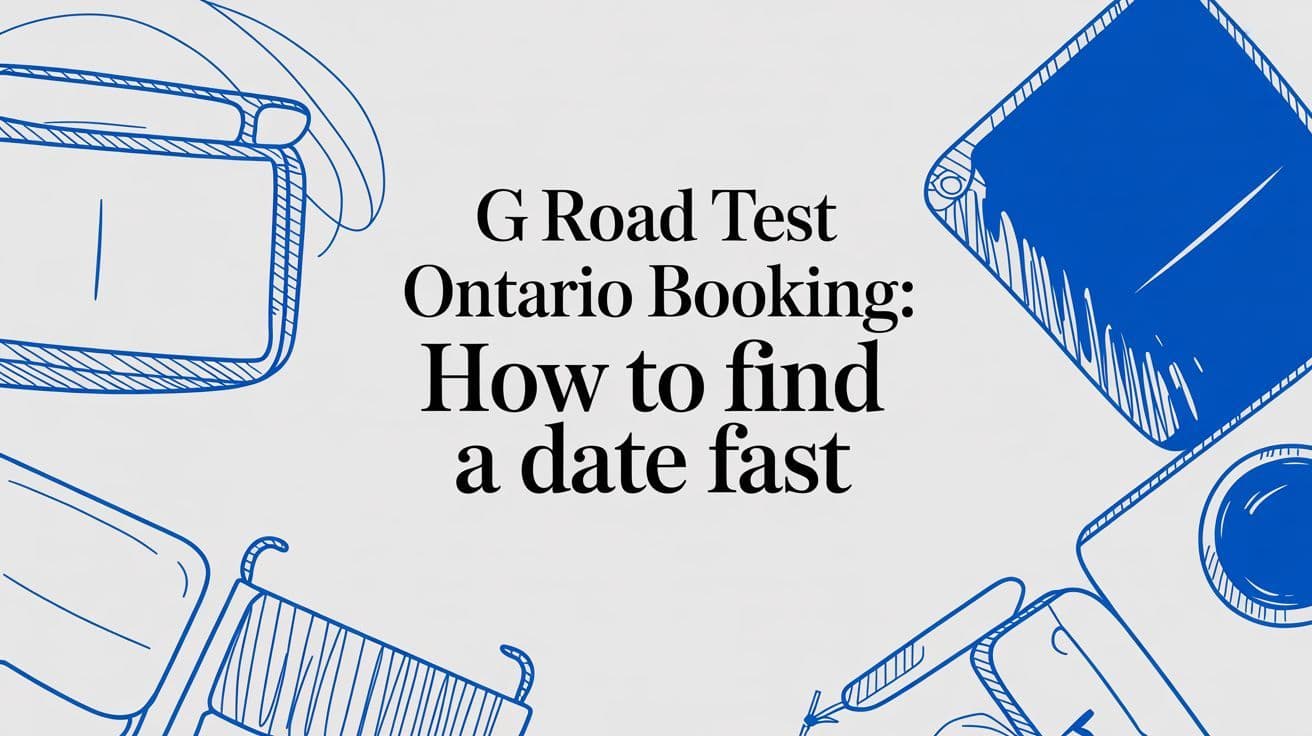 G Road Test Ontario Booking: How to Find a Date Fast