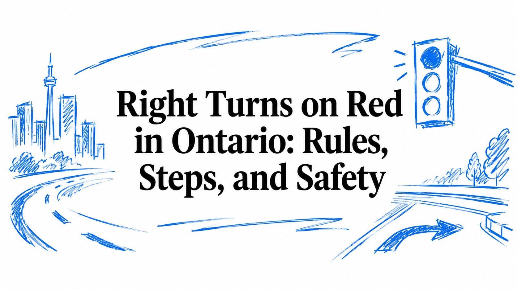 Right Turns on Red in Ontario: Rules, Steps, and Safety