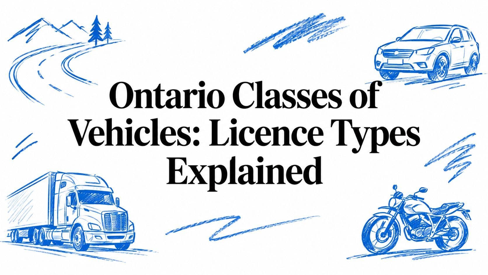 Ontario Classes of Vehicles: Licence Types Explained