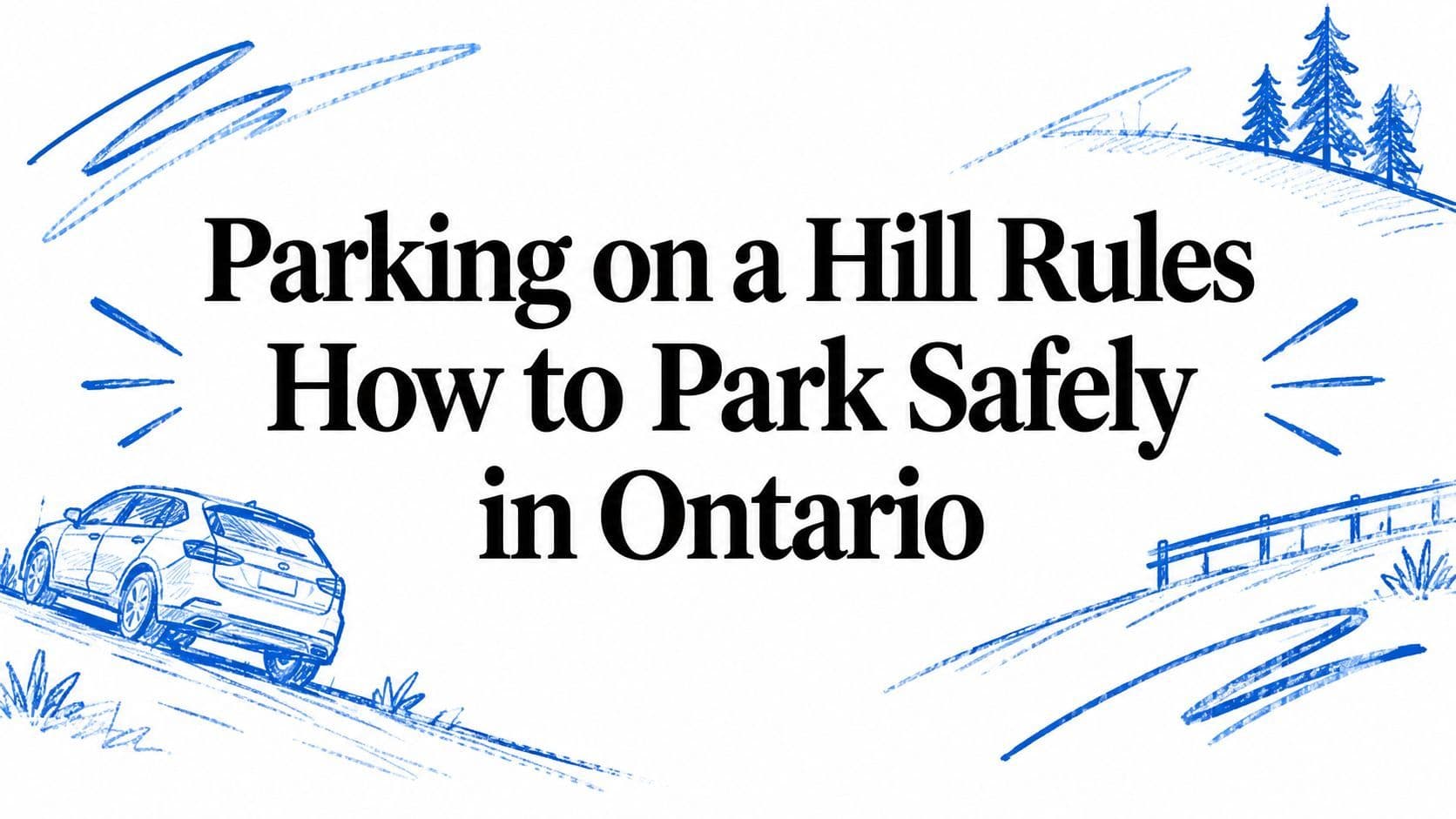 Parking on a Hill Rules How to Park Safely in Ontario