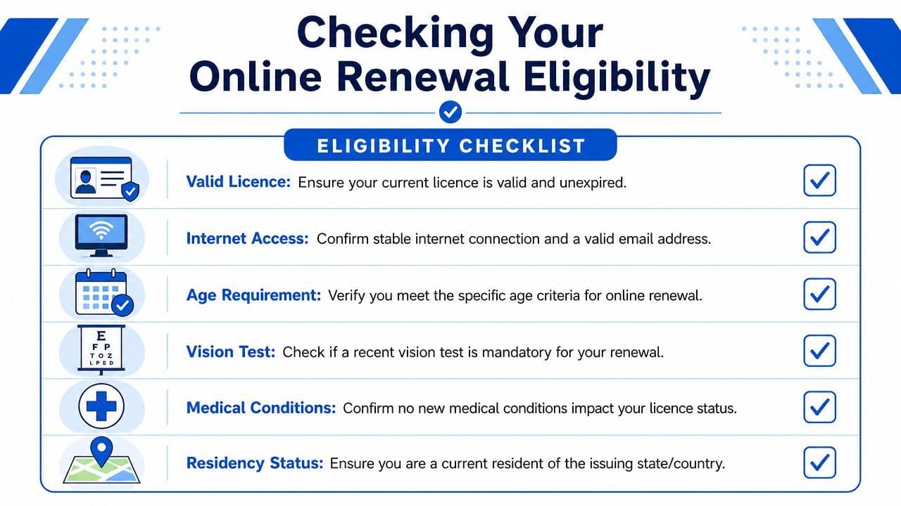 Checking Your Eligibility for Online Renewal