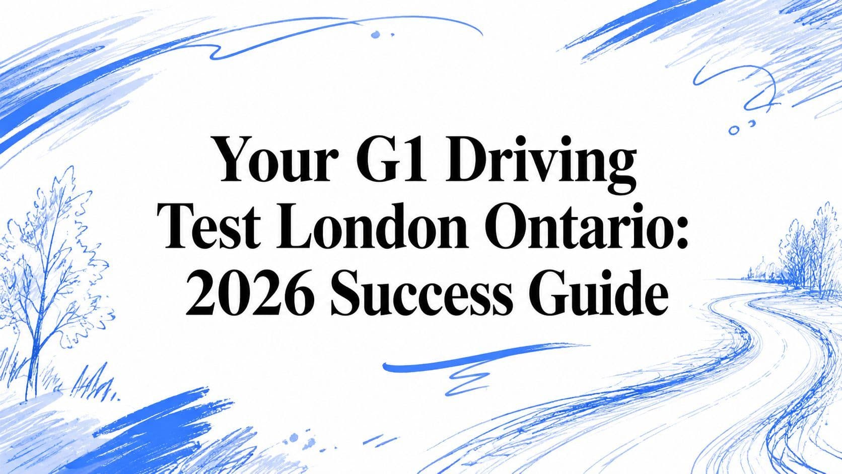 Your G1 Driving Test London Ontario: 2026 Success Guide