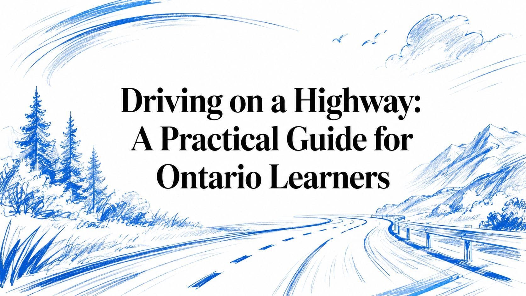 Driving on a Highway: A Practical Guide for Ontario Learners