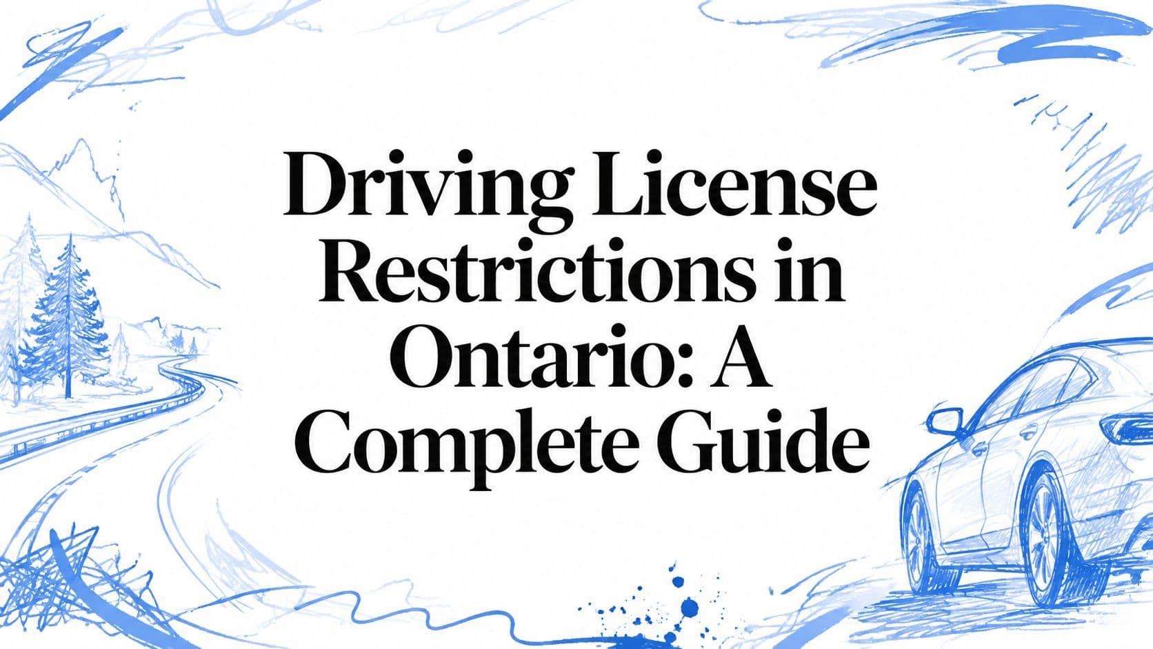 Driving License Restrictions in Ontario: A Complete Guide