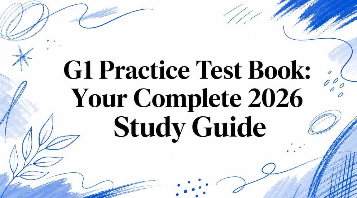G1 Practice Test Book: Your Complete 2026 Study Guide