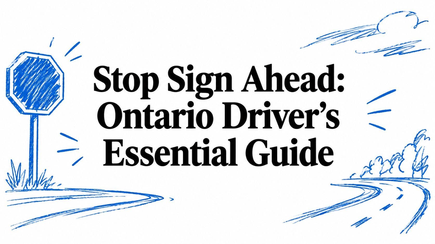Stop Sign Ahead: Ontario Driver's Essential Guide