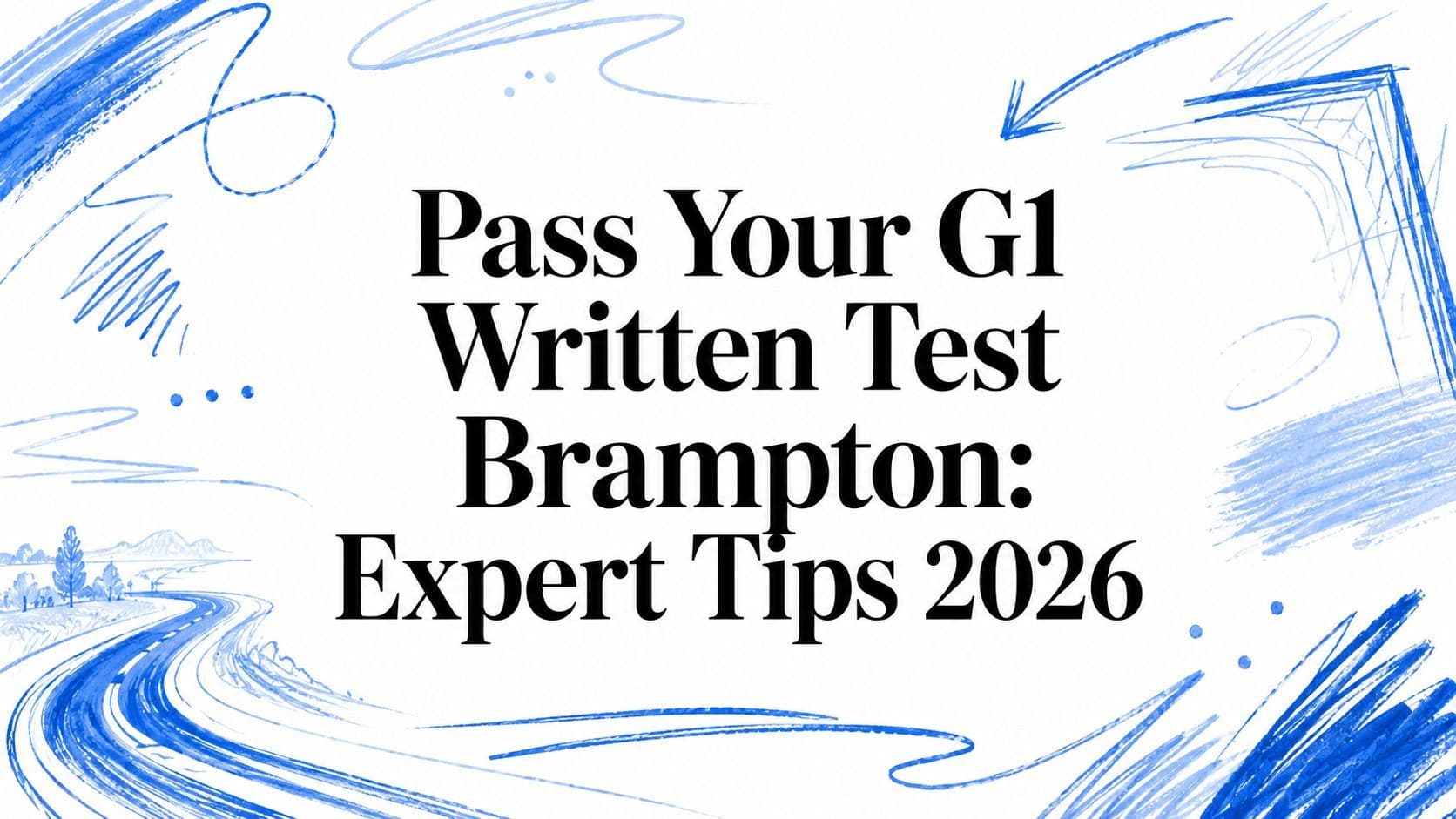 Pass Your G1 Written Test Brampton: Expert Tips 2026