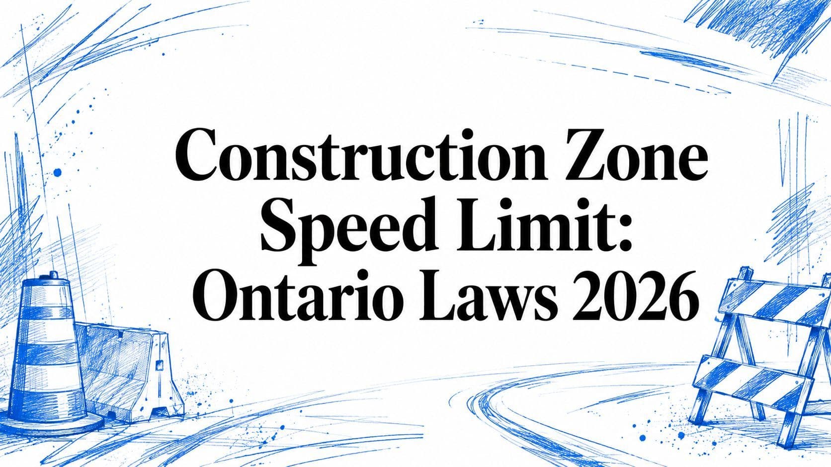Construction Zone Speed Limit: Ontario Laws 2026