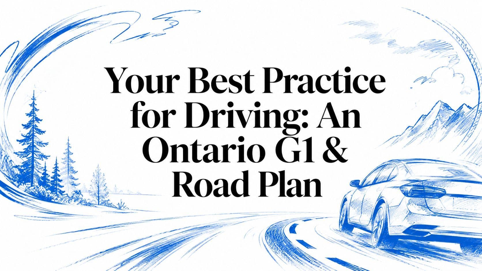 Your Best Practice for Driving: An Ontario G1 & Road Plan